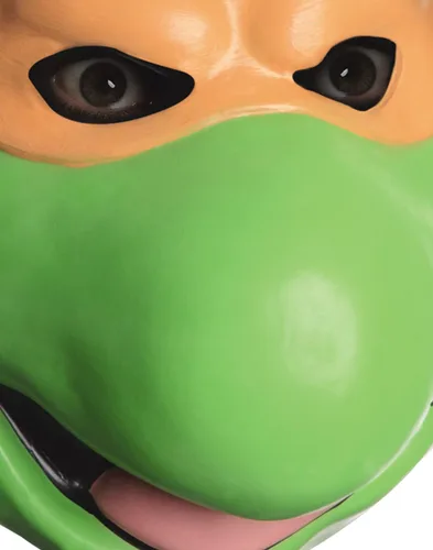 Vista 4 de Nickelodeon Teenage Mutant Ninja Turtles - Máscara de látex para adultos de Michelangelo