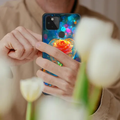 Vista 369 de Funda delgada para Google Pixel 4 XL, funda delgada de silicona de TPU suave a prueba de golpes para Google Pixel 4 XL, astronauta Galaxy