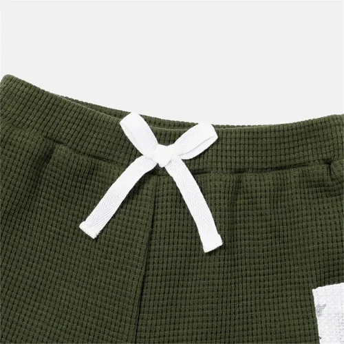 Vista 5 de PATPAT Ropa para bebés y niños, camiseta sin mangas y pantalones cortos, 2 piezas, chaleco sin mangas, conjuntos de trajes para bebés y niños