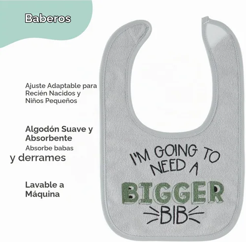 Vista 2 de The Peanutshell Juego de baberos de felpa para bebé, 10-100% algodón, suaves y absorbentes, baberos para bebé, bebé para recién nacido y bebé