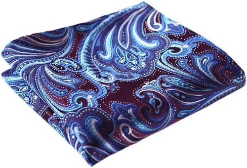 Vista 163 de HISDERN Pajaritas para hombre, corbatín de cachemira para hombre, corbata de lazo y bolsillo cuadrado, juego formal de esmoquin para boda