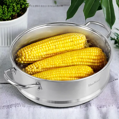 Vista 9 de Olla de vapor de acero inoxidable de 3 niveles con tapa, olla de vapor para cocinar (3 niveles), olla de cocina de múltiples capas, sartén de cocina