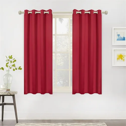 Vista 9 de MYSKY HOME Cortinas opacas de 80 pulgadas de largo para sala de estar, cortinas grises para dormitorio, cortinas con aislamiento térmico gris