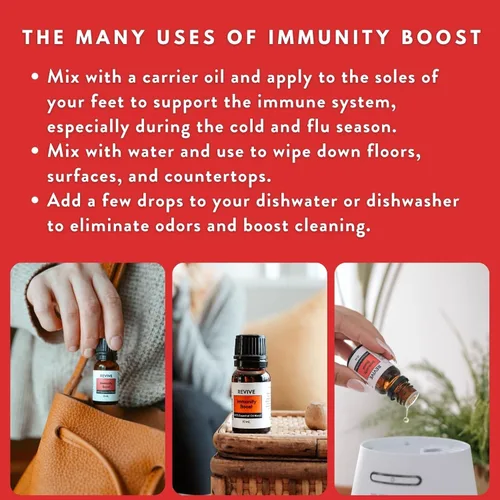 Vista 5 de Mezcla de Aceite Esencial de Impulso de Inmunidad 10ml por Revive Essential Oils - 100% Puro Grado Terapéutico, para Difusor, Humidificador, Masaje