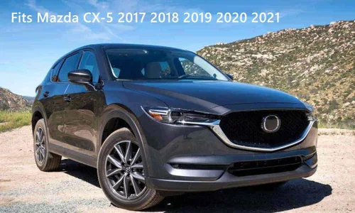 Vista 2 de Kit de aletas de barro para 2024 Mazda CX-5 CX5 2017-2023 Guardabarros delantero y trasero juego de 4 piezas