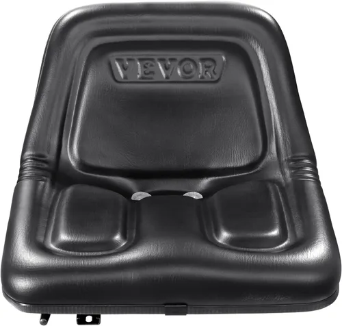 Vista 19 de VEVOR Asiento universal de carretilla elevadora, asiento de tractor plegable con respaldo de ángulo ajustable y micro interruptor, 6.3-13.4