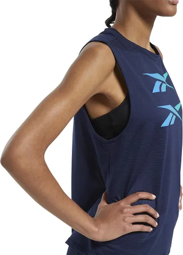 Vista 3 de Reebok Camiseta sin mangas de malla para mujer ReeCycle