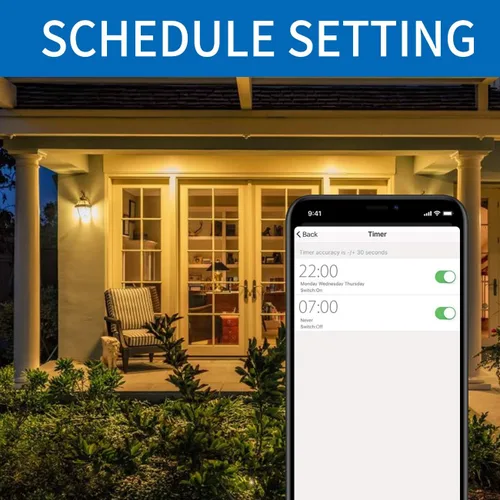 Vista 5 de ANWIO Bombillas inteligentes de 8.5 W (reemplazo de 60 W) A19 E26 bombilla LED funciona con Alexa, Google Assistant, aplicación Smart Life
