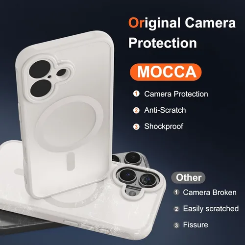 Vista 507 de MOCCA - Funda magnética resistente para iPhone XR de 6.1 pulgadas, compatible con MagSafe, funda con protección contra caídas de grado militar