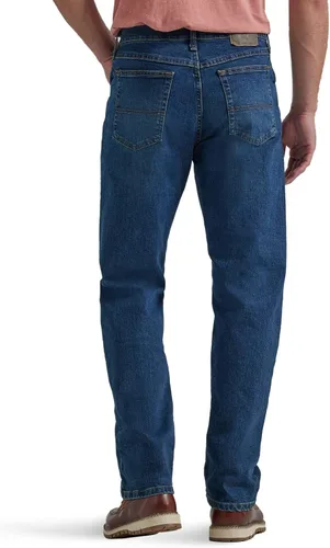 Vista 3 de Wrangler Authentics - Jeans clásicos de 5 bolsillos y corte relajado y flexible, para hombre