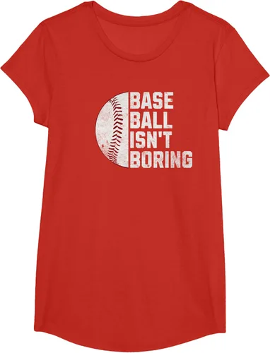 Vista 55 de Camiseta Baseball Isn't Boring, Negro