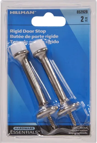 Vista 2 de Hardware Essentials by Hillman 852929 - Tope rígido para puerta, níquel plateado