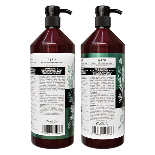 Vista 14 de Set de champú y acondicionador Dead Sea Collection con aceite de argán – Productos hidratantes y suavizantes para el cabello con minerales del Mar