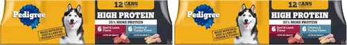 Vista 14 de Pedigree Alimento húmedo para perros con alto contenido de proteínas, carne