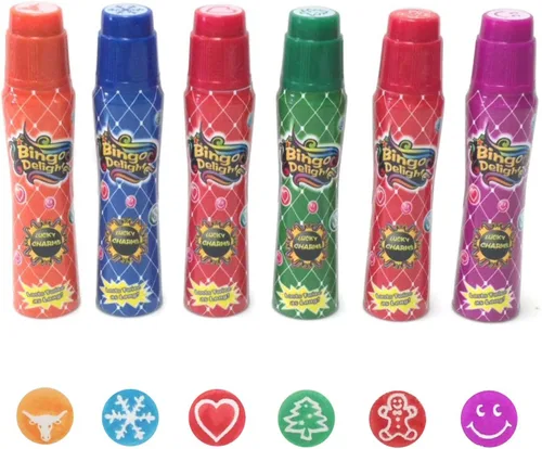 Vista 2 de Tapp Collections™ Bingo Delight Bingo Daubers Theme C - 6 Patrones