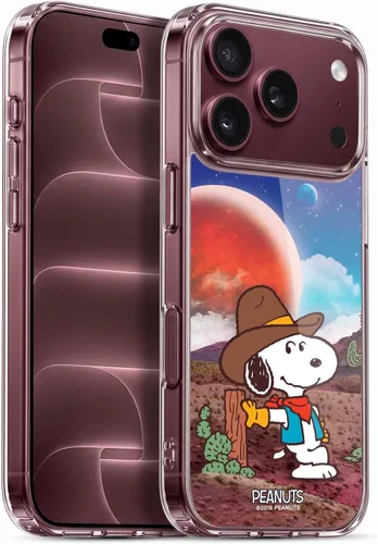 Vista 59 de Head Case Designs Funda de gel con licencia oficial de Peanuts Nebula Cactus Needles Snoopy Space Cowboy [protección de grado militar] compatible