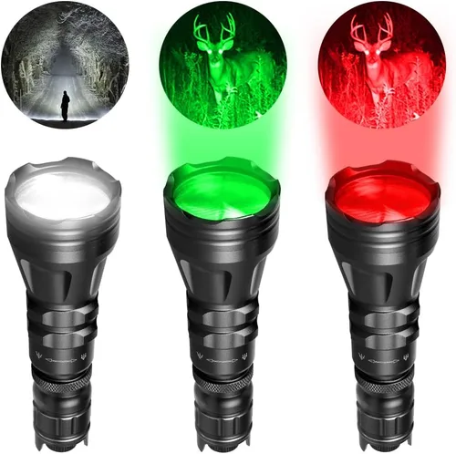 Vista 6 de UniqueFire Linterna iluminadora infrarroja LED de 5 W, 850 nm/940 nm, para visión nocturna, lente Fresnel de 1.732 pulgadas, luz iluminadora de caza