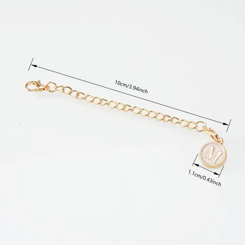 Vista 7 de MOTAIN Accesorios de dije de letra para taza Stanley, dije de mango de letra de identificación de acero inoxidable, dije de letra de mango de taza