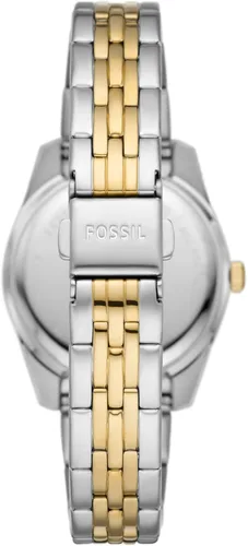Vista 3 de Fossil Reloj de cuarzo de acero inoxidable Scarlette para mujer Oroplateadorosa talla única Scarlette ES5173 - Reloj de acero inoxidable con fecha