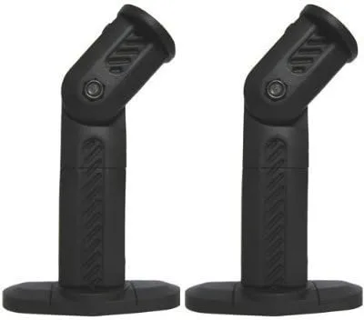 Vista 2 de VideoSecu 5 soportes universales para altavoces negros de lujo para paredes y techos MS26B5 1YR