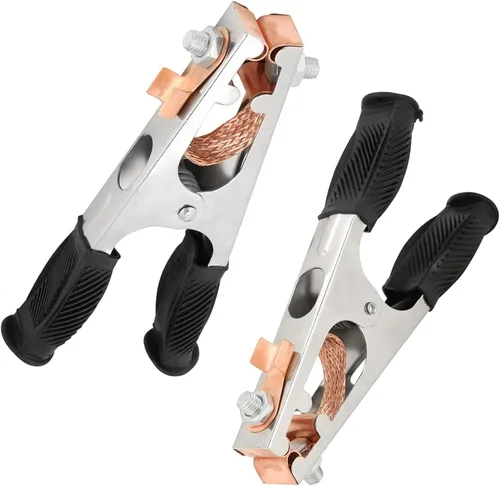 Vista 5 de Jeanoko Abrazadera de tierra 500A soldadura de cobre galvanizado Clip de tierra de soldadura de tierra abrazadera de tierra de soldadura por arco