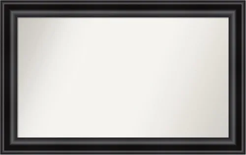 Vista 550 de Amanti Art Espejo personalizado, espejo de baño negro puente, espejo de pared o espejo de tocador de baño sobre el fregadero (26 x 26 pulgadas)