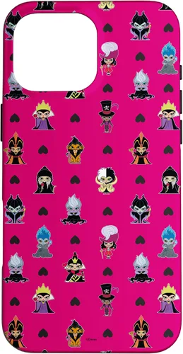 Vista 19 de iPhone 16 Disney Villains Anti-Love Cute Black Heart Valentine’s Day Case