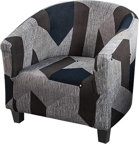 Vista 23 de Funda elástica para silla de club, funda para silla de bañera, funda para sillón, funda de sofá, protector de muebles para sala de estar (color #10)