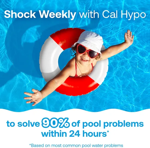 Vista 4 de HTH 52039 Pool Care Shock Ultra, químico para piscina, fórmula Cal Hypo (paquete de 1)