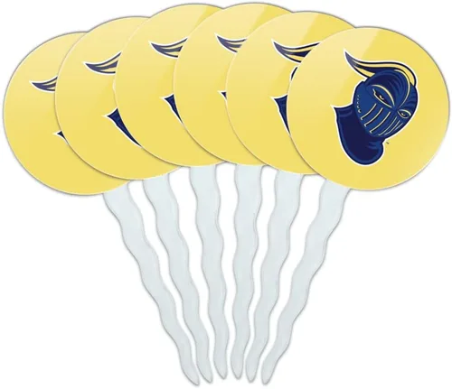 Vista 141 de Abilene Christian - Juego de 6 palillos para cupcakes con logotipo secundario