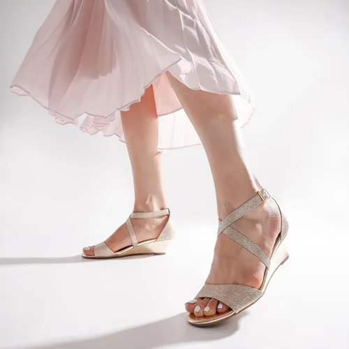 Vista 6 de DREAM PAIRS - Sandalias de tacón bajo con correa de tobillo para mujer