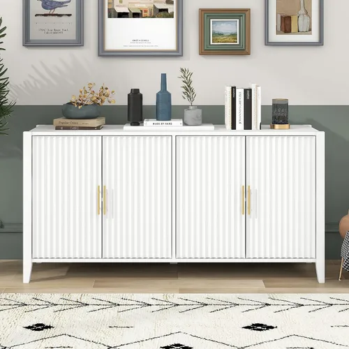 Vista 23 de Mesa consola de madera para sofá con 3 cajones y 3 cestas de almacenamiento, multifuncional de 47 pulgadas de largo, mesa de entrada, gabinete