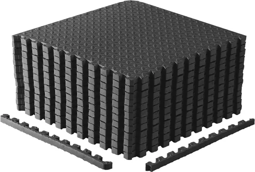 Vista 20 de CAP Puzzle Exercise Mats 1” Thick EVA Interlocking Foam Tiles for Home Gym Flooring Multiple Options