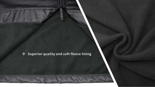 Vista 7 de Nueva chaqueta impermeable impermeable de vellón largo Adoretex