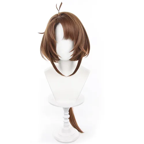 Vista 39 de Peluca para cosplay, disfraz de anime, pelo largo, cabello ondulado negro con flequillo y para mujer, fiesta familiar de Halloween Isolda