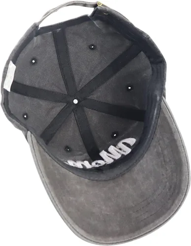 Vista 6 de Gorra de béisbol de 2 piezas para mamá y papá EST 2024, bordada en 3D, ajustable, de algodón lavado, regalos para nuevos padres