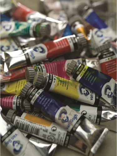 Vista 4 de Tarens T0204-313-3 Van Gogh Azorred Deep Oil Paint, Set of 3, 0.7 fl oz (20 ml)