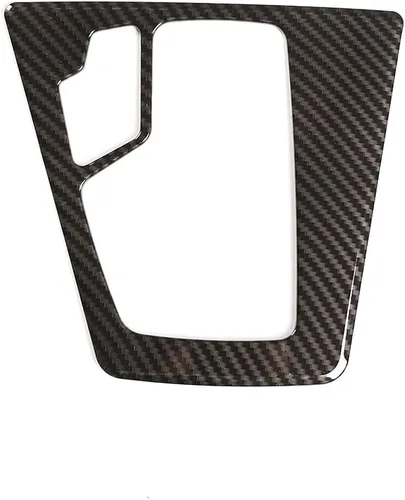 Vista 2 de YIWANG ABS Fibra de carbono coche styling cambio cambio panel decorativo Fram cubierta Trim para BMW X3 E83 2003-2010 mano izquierda accesorios