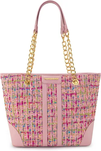 Vista 14 de Montana West Bolso Tote MEDIANO para Mujeres Acolchado con Cadena Bolsos de Mano Bolso de Hombro beige (040Beige)
