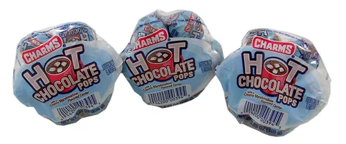 Vista 5 de Paletas de chocolate caliente con centro de sabor a malvavisco, 3 paquetes de 7