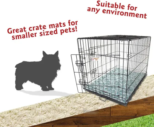 Vista 4 de Majestic Pet Products - Tapete para cama de perro Charlie verde esmeralda de 24 pulgadas