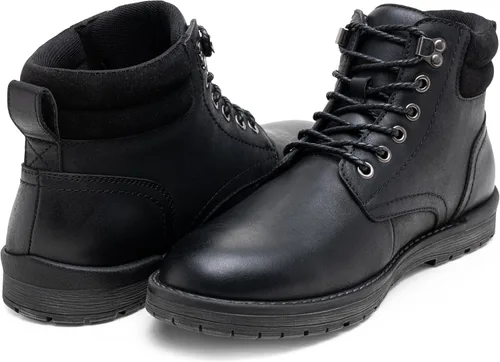 Vista 37 de Vostey - Botas tobilleras con cordones (Chukka), de senderismo, impermeables y estilo informal para hombre