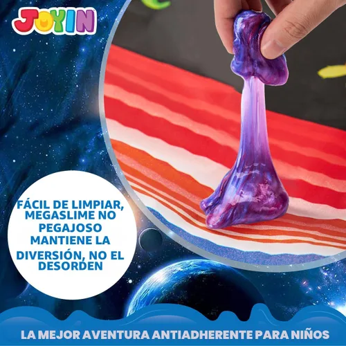 Vista 3 de JOYIN Slime Party Favors, Paquete de 24 Pelotas de Slime Galaxia - Elásticas, No Pegajosas, Sin Desorden, Alivio del Estrés y Seguras - Juguetes