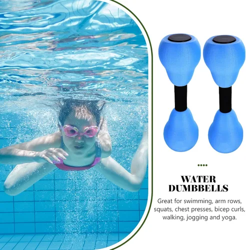Vista 5 de STOBAZA 2 mancuernas ajustables para mujer y ligeras para deportes acuáticos, pesas de fitness para piscina, aeróbicos, entrenamiento de fuerza