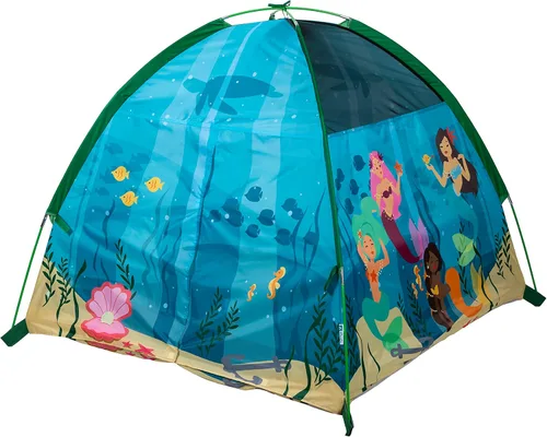 Vista 2 de Pacific Play Tents 19762 Mermaid Dreams - Tienda de campaña de domo de 48 x 48 x 42 pulgadas