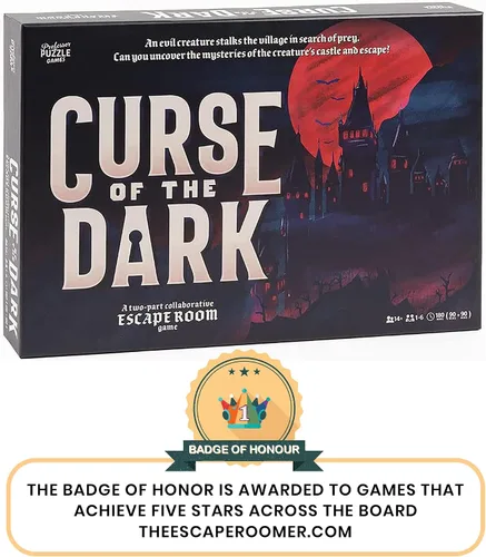 Vista 2 de Professor PUZZLE Curse of The Dark Escape Room Game - Investiga el misterio de un pueblo condenado!