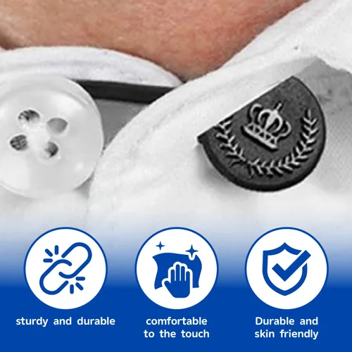 Vista 3 de 20 extensores de botón para jeans, extensores de cuello para camisas de hombre, extensor de botón para camisas de vestir/dos estilos en tres