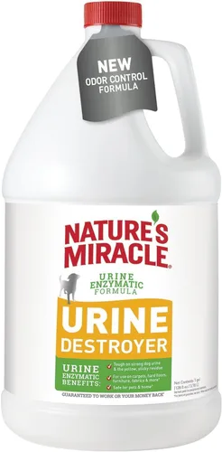Vista 11 de Nature's Miracle Destructor de orina de perros, fórmula enzimática de orina, con vertido, 32 onzas (P-96999)
