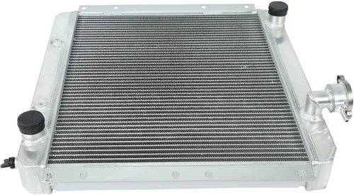 Vista 2 de Radiador de aluminio completo de 3 filas compatible con T-oyota Land Cruiser FJ40 FJ45 Series L6 1958-1984