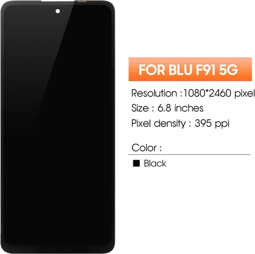 Vista 2 de para BLU F91 5G Reemplazo de pantalla para BLU F91 5G F0030UU 6.8 "Pantalla LCD táctil digitalizador Asamblea con herramientas